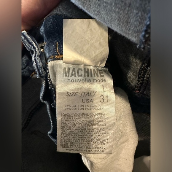 Machine Denim Overalls - size 31 - Picture 2 of 6